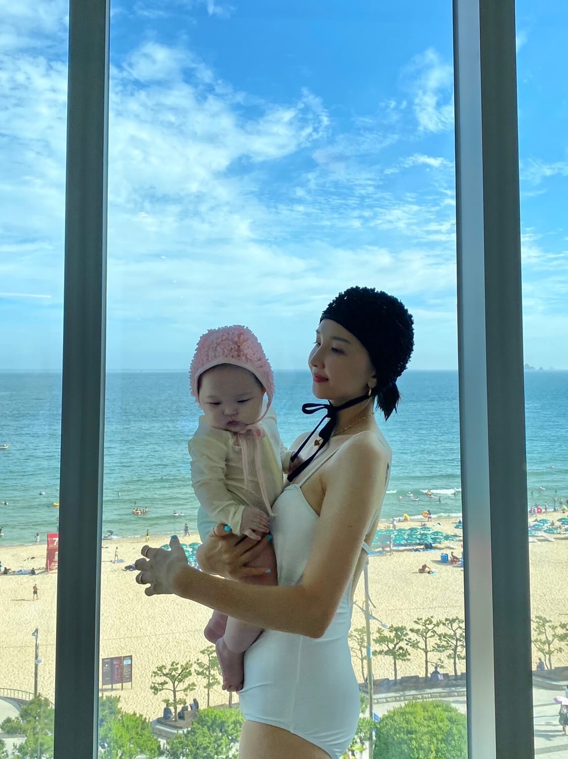 디어딜리 꽃수모 플라워 스윔캡 예쁜 레트로 수영모자 스윔터번 : 디어딜리 deardilly