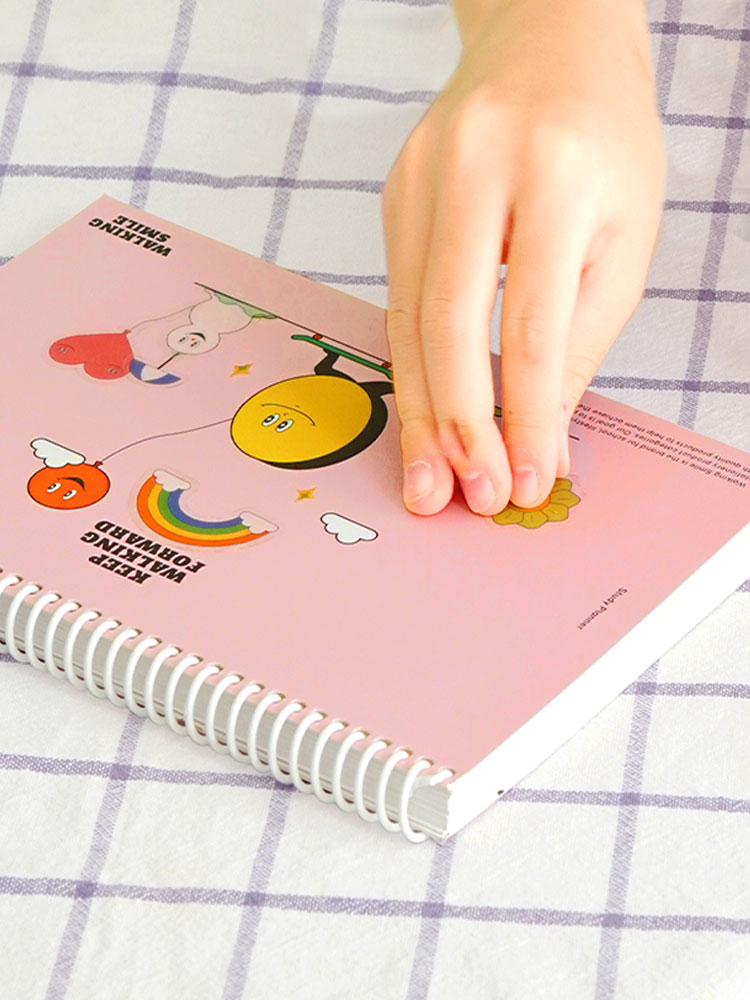 리훈 워킹스마일 초등학생 스터디플래너 일일 생활계획표 저학년 시간관리 플래너