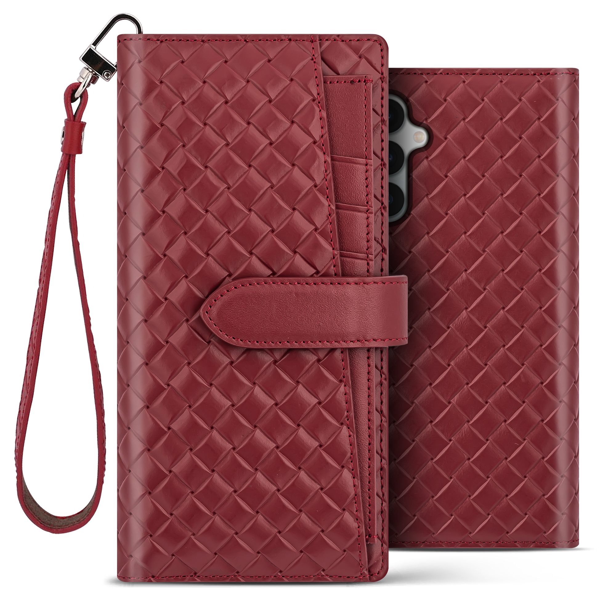 벨라벨루치 갤럭시 A24 비첸티노 카드포켓 다이어리 가죽 케이스 a245 솔리드블랙 - 상세 이미지 4