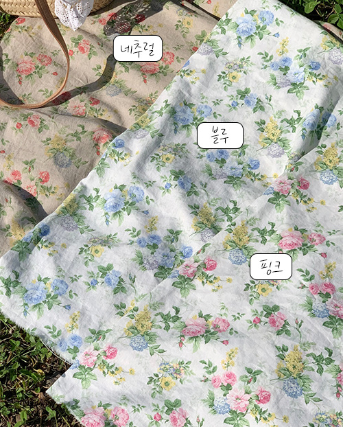 더블유패브릭 샤롯 워싱처리 15수 대폭 린넨천 원단 앞치마 커튼 소품 천가게 - 상세 이미지 2