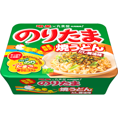 묘조 마루미야 노리타마 야끼우동 야끼소바 다시 쇼유(간장)맛 - 상품 이미지