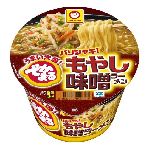 마루짱 데카마루 모야시 일본컵라면 된장 미소라멘 - 메인 이미지
