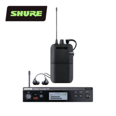 SHURE P3TR112GR 슈어 무선 인이어 모니터 이어폰세트