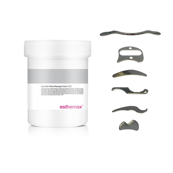 Esthemax 괄사 마사지 경락 맛사지 라벤더 근막이완 바디 크림 1000ml - 상품 이미지