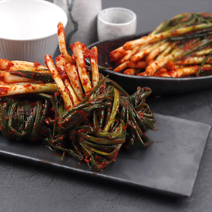 선김치 국산 전라도 맛있게 매운 청양 실비 파 김치 1kg 이미지 4