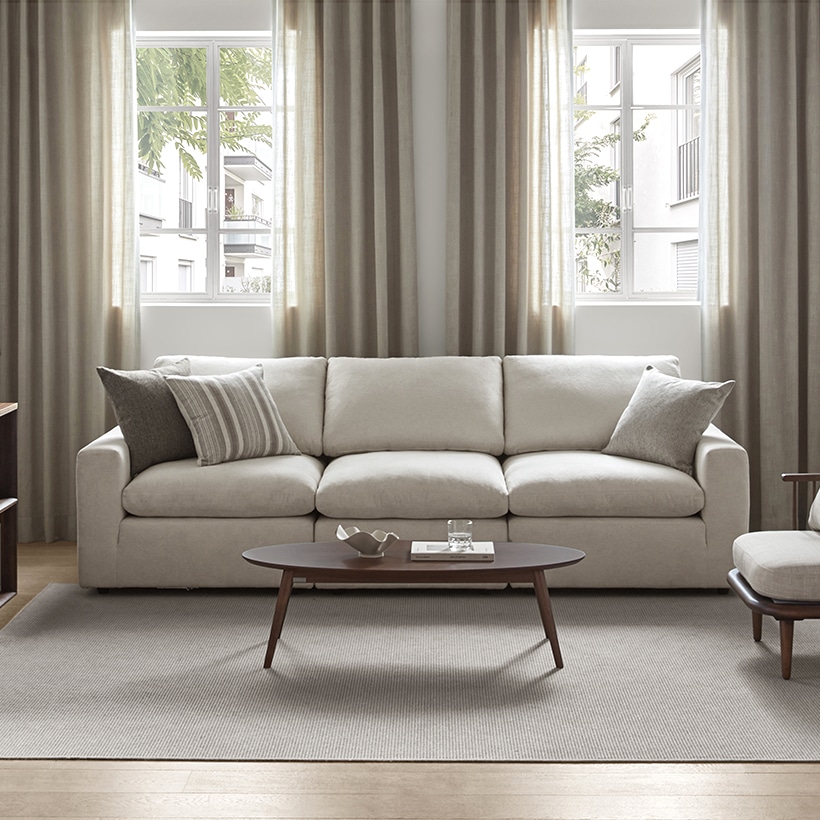 까사미아 캄포 미니 스툴미포함, 아이보리, 4인용