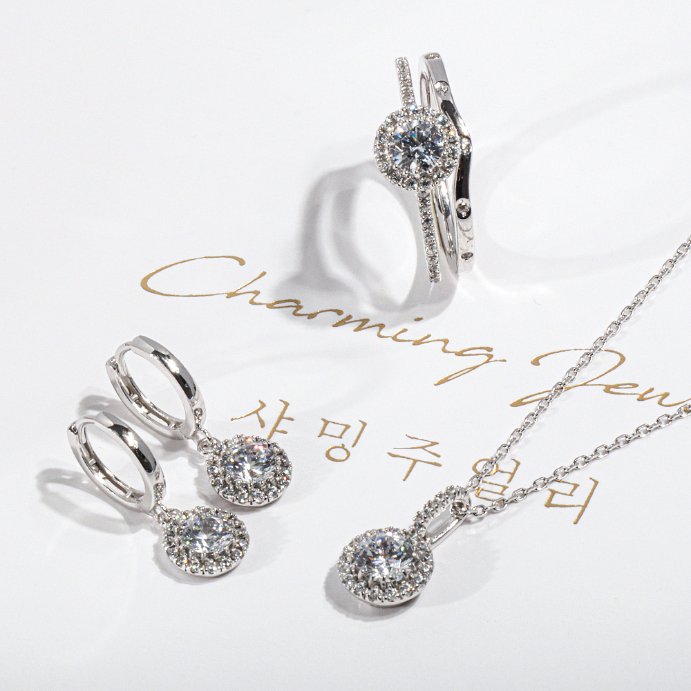 5부 다이아 목걸이 천연 우신 GIA 조이풀 데일리 프러포즈 예물 결혼 기념일 선물 - 상세 이미지 5