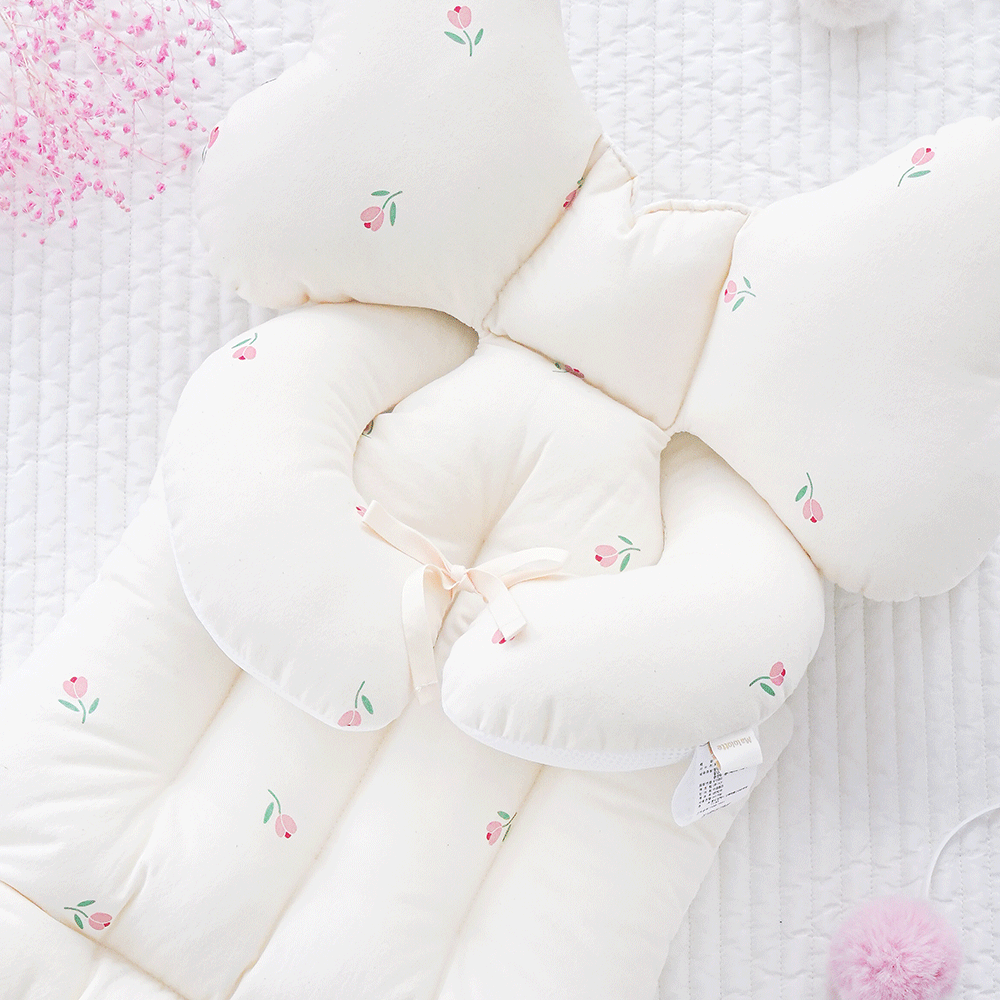 마롤로뜨 사계절 아기 목쿠션 유모차 라이너 목베개