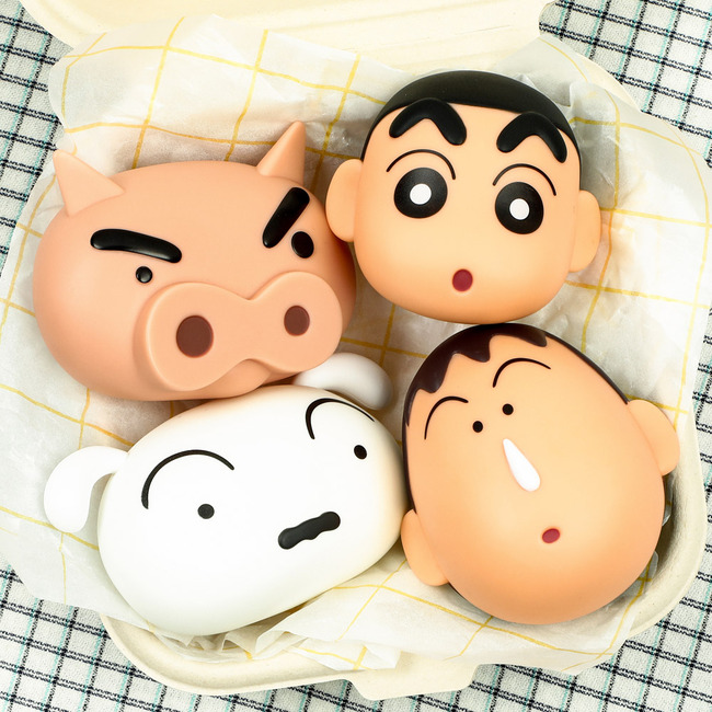 벨르아망 짱구 차량용 송풍구 방향제 흰둥이 맹구 부리부리 탈취제 새차 선물 블랙체리 - 상세 이미지 4
