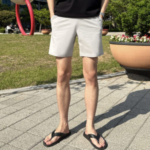1+1 남자 린드 여름 냉장고 아이스 밴딩 반바지 빅사이즈 착용 후기 | 사이즈/핏 총정리 - 상품 이미지 2