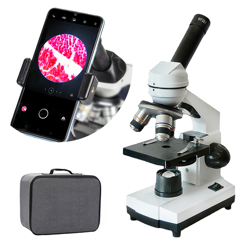 학생용 현미경 5000배 광학 고배율 과학 실습 제품 이미지