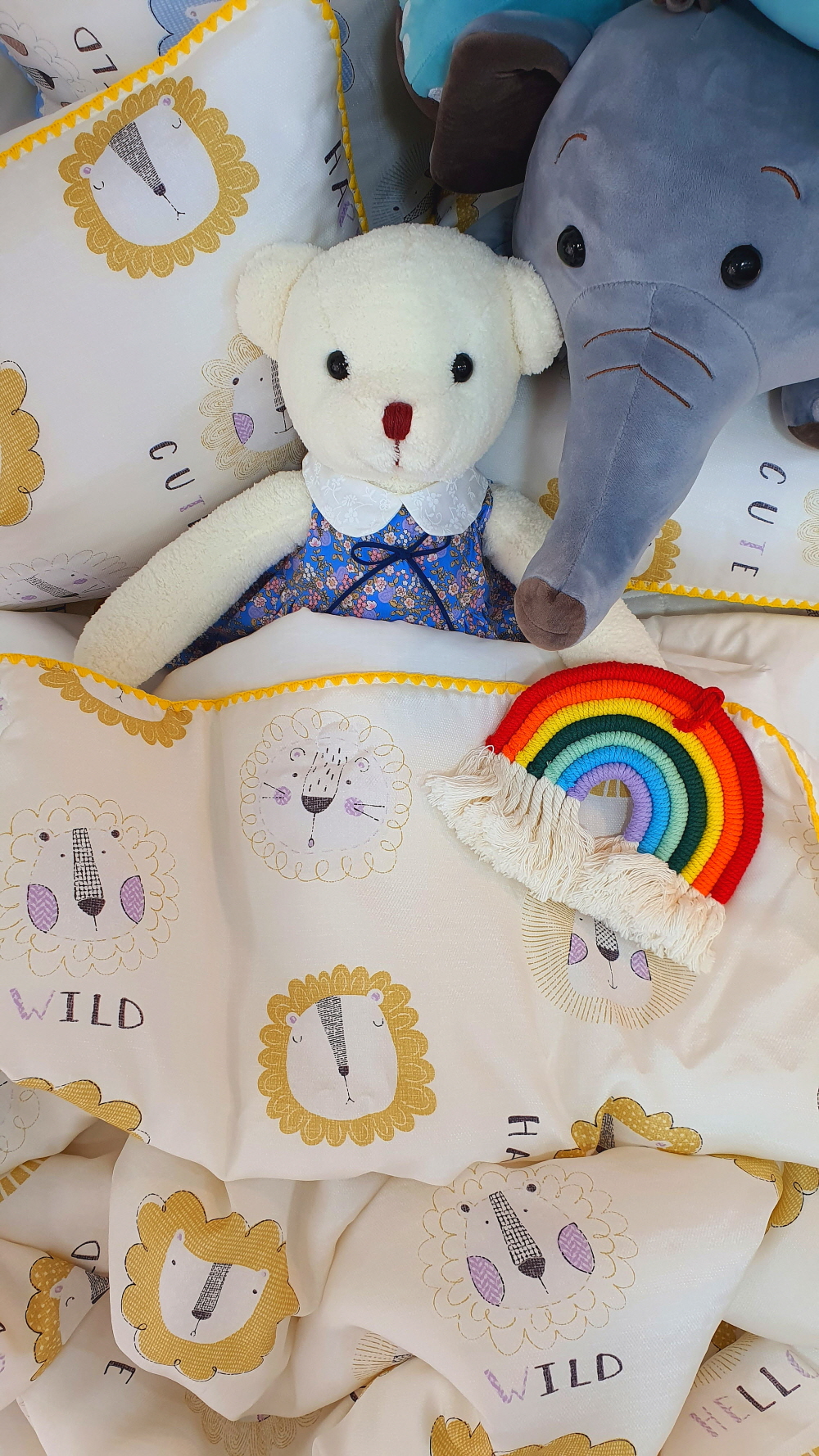 라이언 풍기인견 여름차렵이불 초등학생 어린이이불