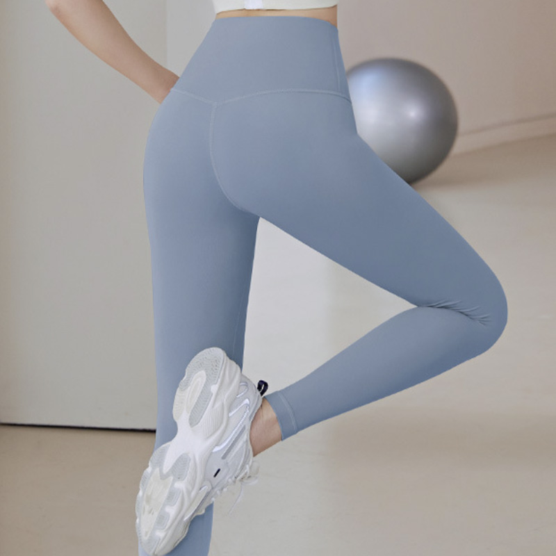 요가바지 필라테스레깅스 9부 여성 요가복하의 - 상세 이미지 5