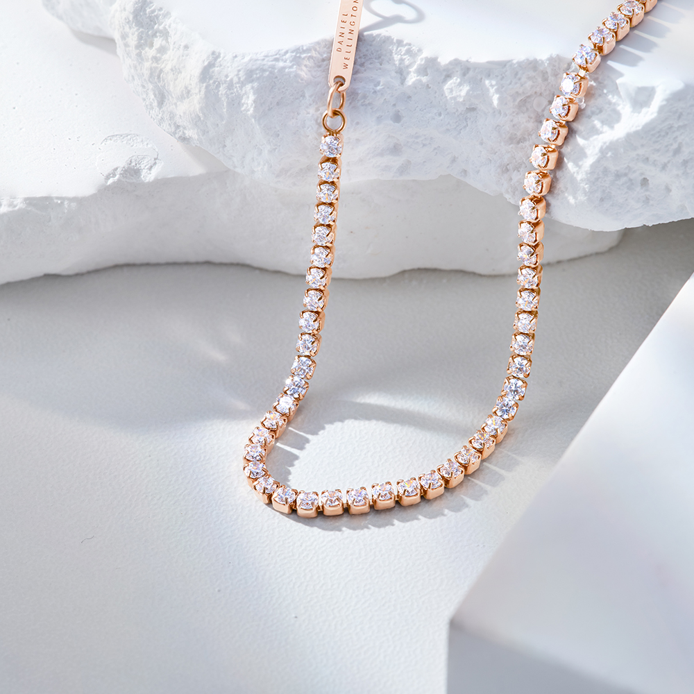 다니엘 웰링턴 CLASSIC TENNIS BRACELET 2컬러 테니스팔찌 큐빅 우정팔찌