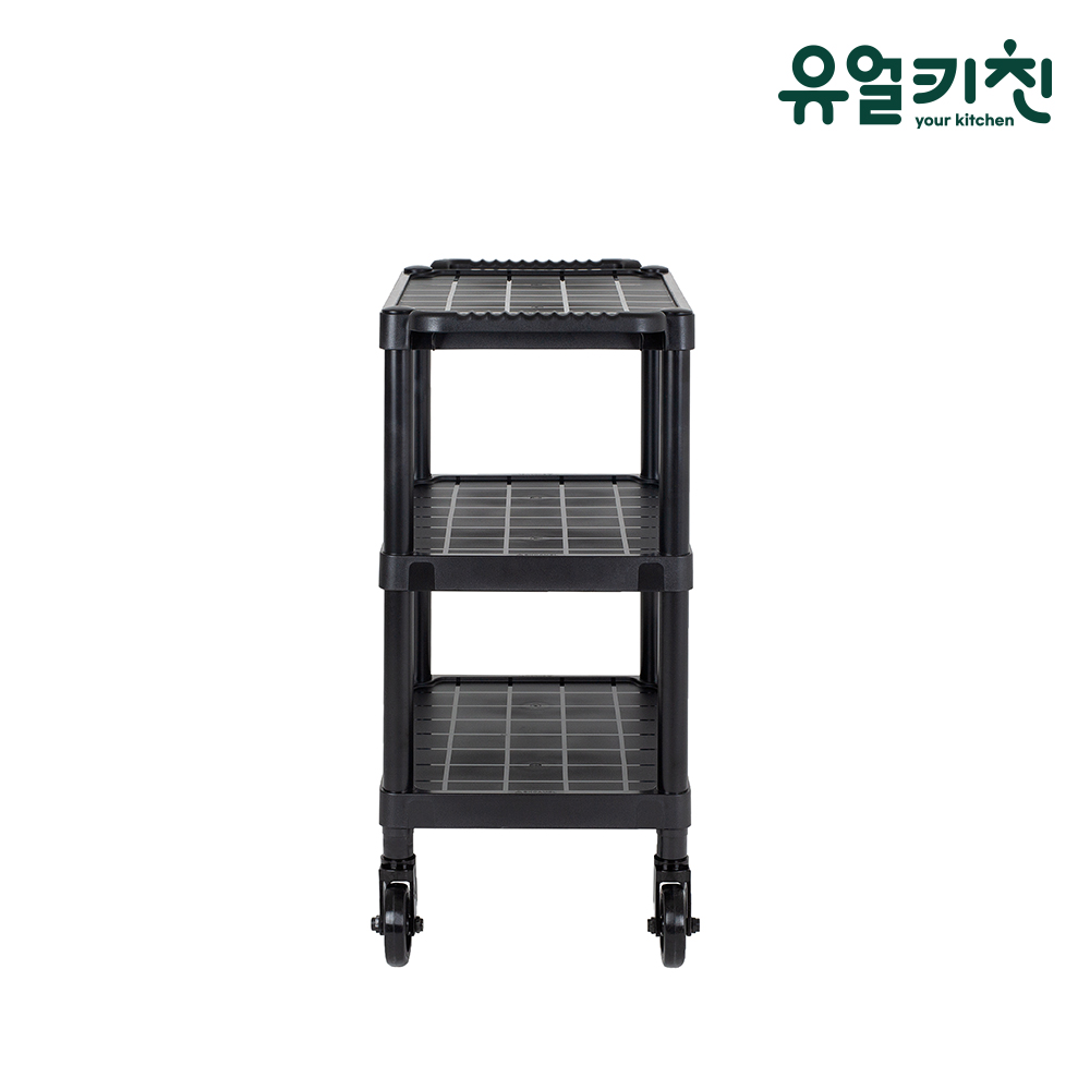 플라스틱서빙카 업소용 서빙카트 식당카트 블랙 중 - 상세 이미지 3