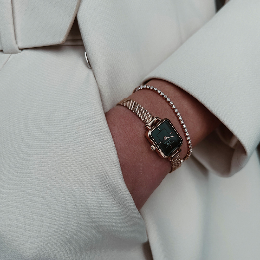 다니엘 웰링턴 CLASSIC TENNIS BRACELET 2컬러 테니스팔찌 큐빅 우정팔찌