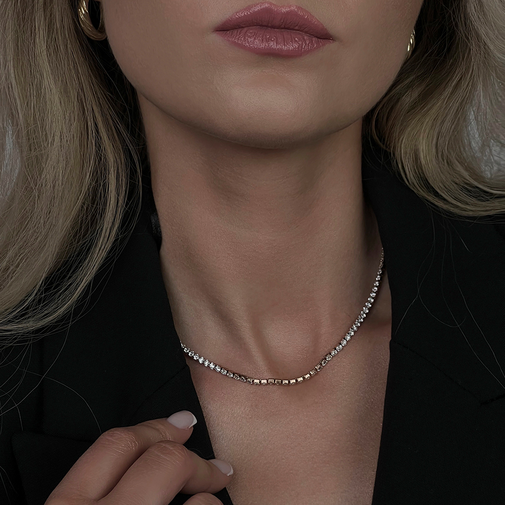 다니엘 웰링턴 CLASSIC TENNIS NECKLACE 2컬러 테니스목걸이 체인목걸이 이미지 6