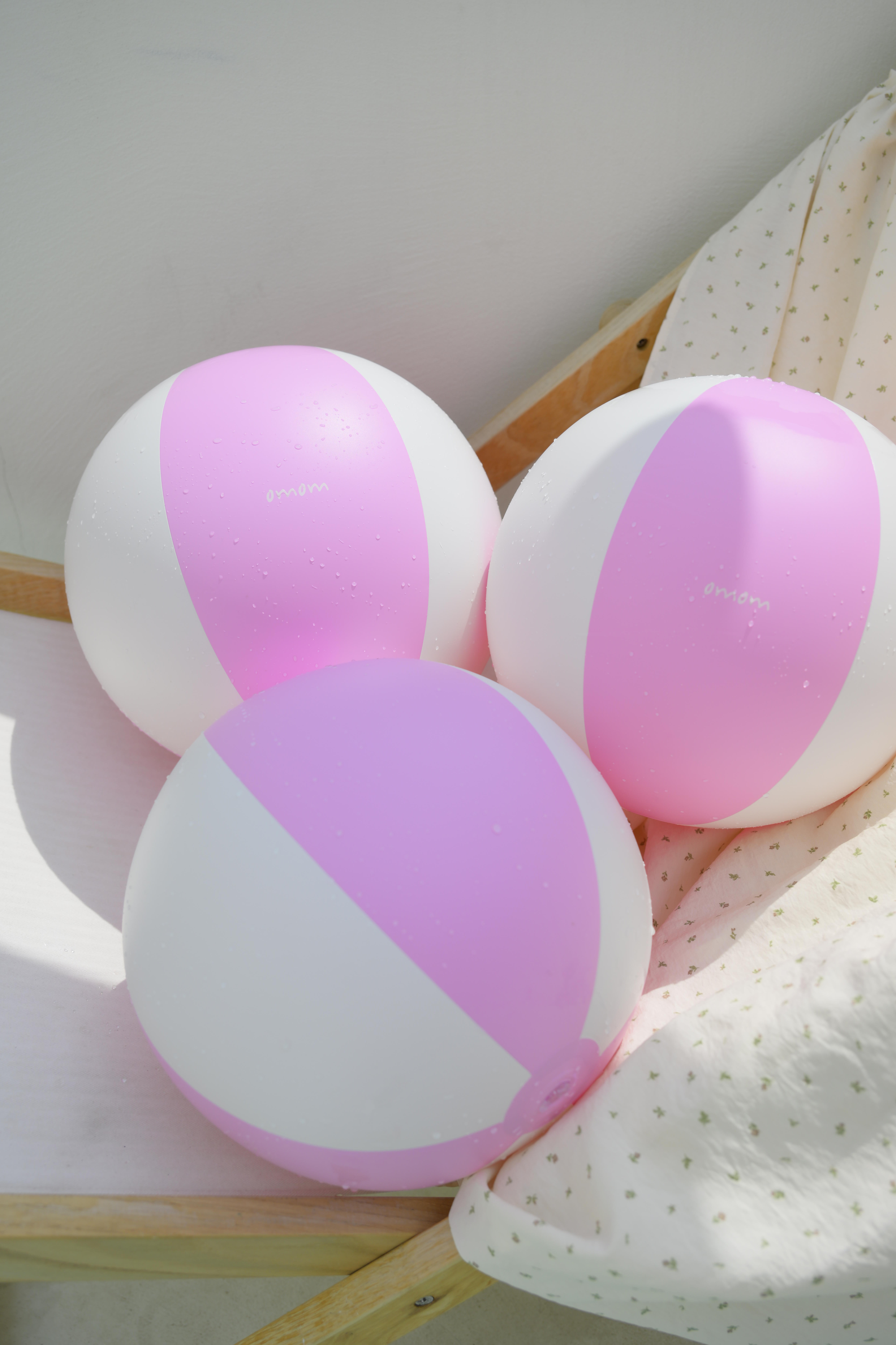 오맘 물놀이 비치볼 국내생산 튜브형 탱탱공 워터파크 수영장 공 둘레88cm 이미지 8