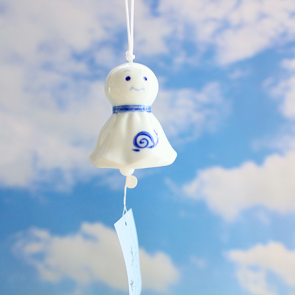 일본 도자기 테루테루보즈 후우링 일본풍경 인테리어소품 도어벨 윈드차임