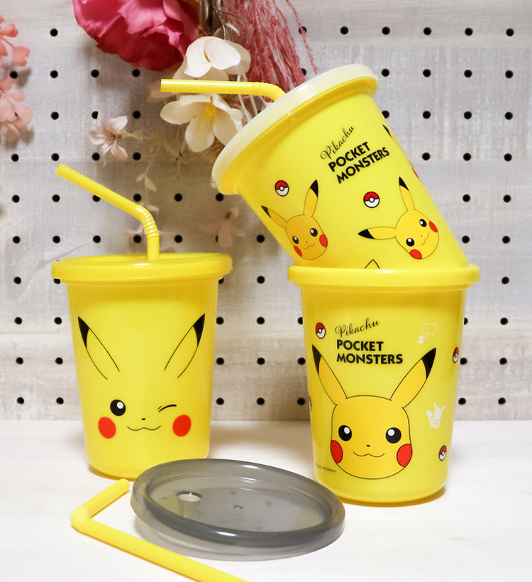 스케이터 포켓몬스터 피카츄 캐릭터 빨대컵 3P세트 320ml SIH3ST - 주방·식기 - 하카타몰