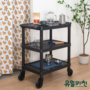 플라스틱서빙카 업소용 서빙카트 식당카트 블랙 중 솔직 후기 | 실제 배치 사진 포함 - 상품 이미지 1