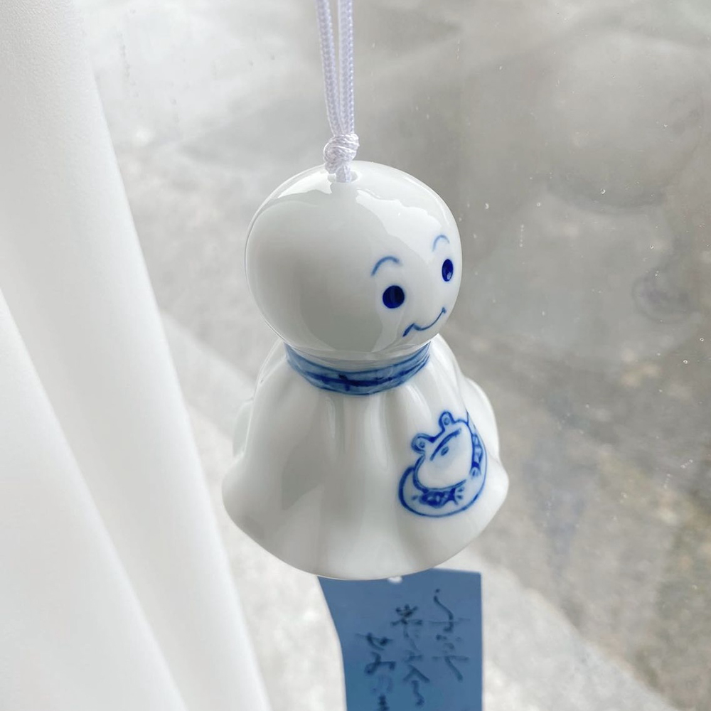 일본 도자기 테루테루보즈 후우링 일본풍경 인테리어소품 도어벨 윈드차임