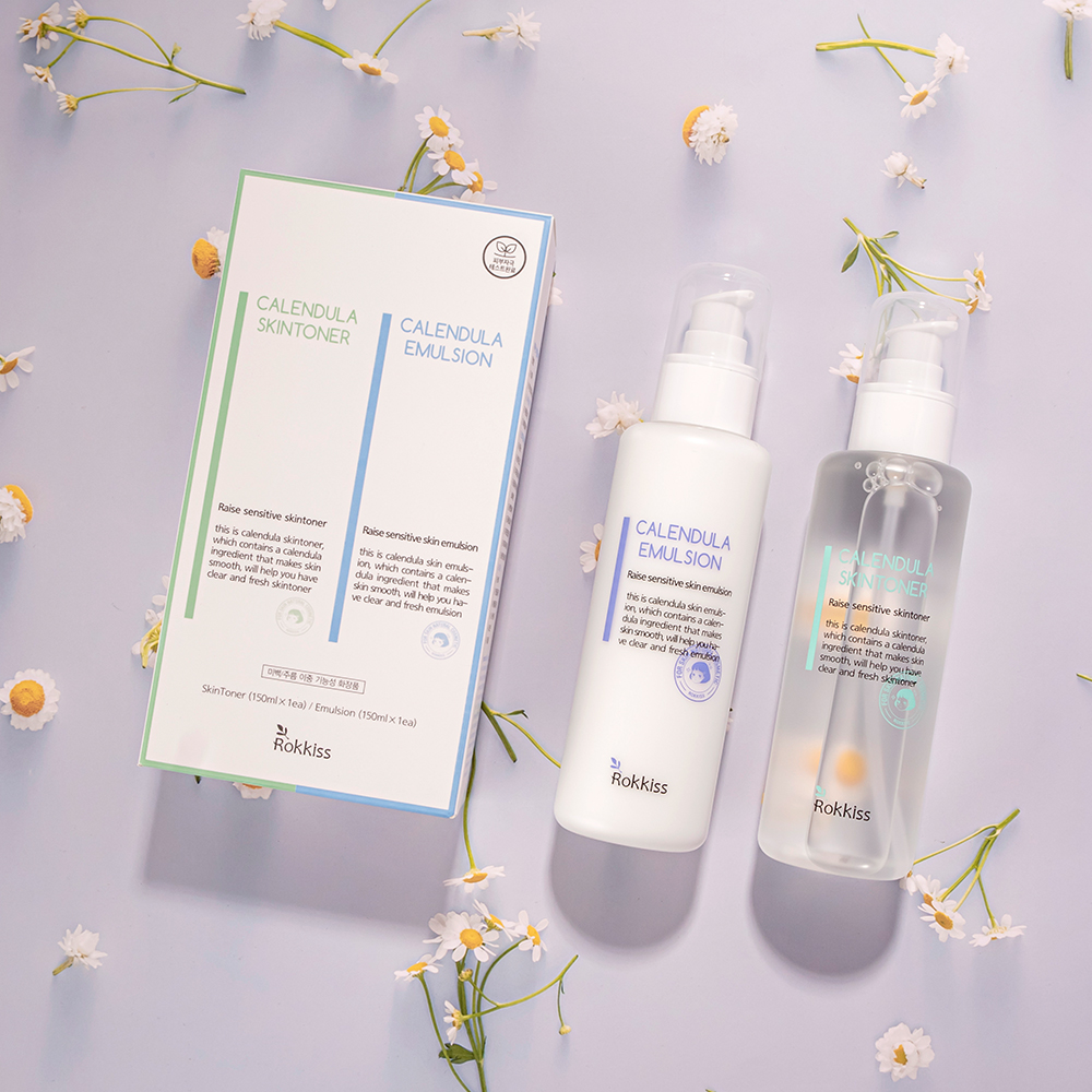 록키스 카렌듈라 스킨 에멀젼 세트 150ml - 상세 이미지 3