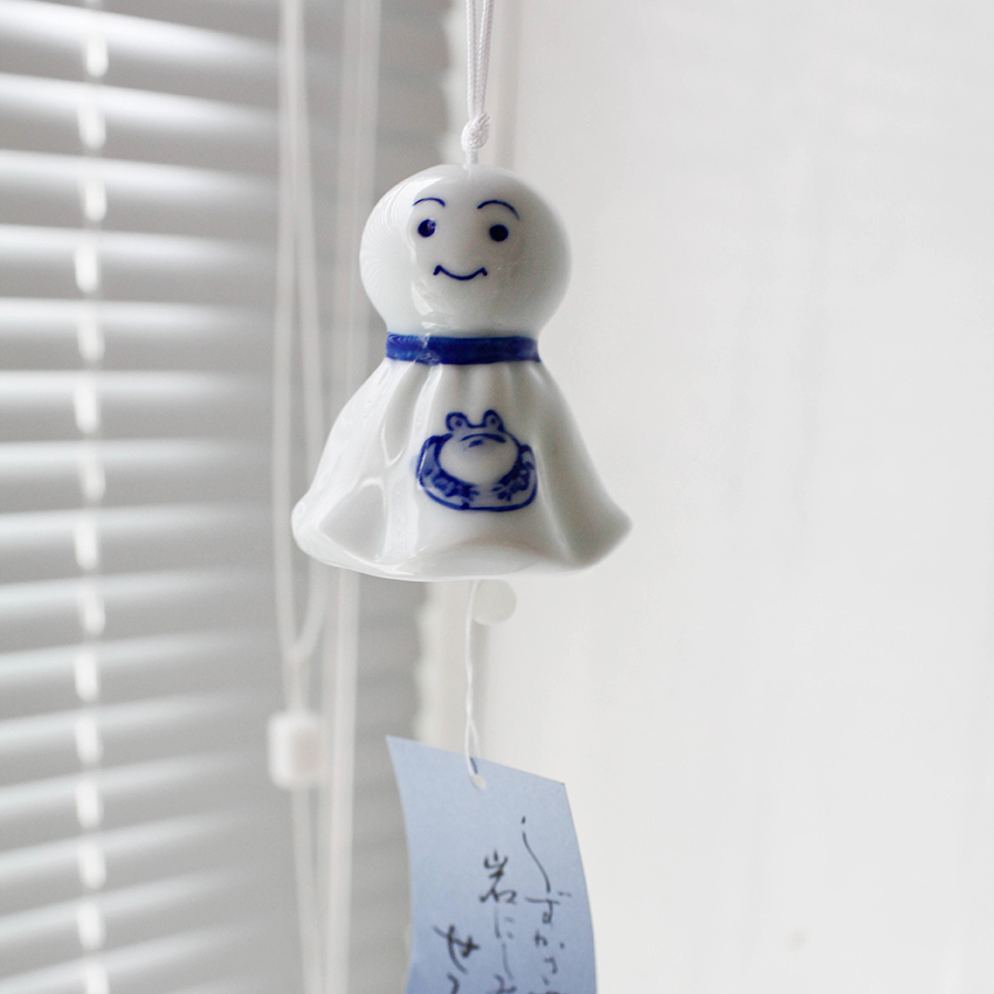 일본 도자기 테루테루보즈 후우링 일본풍경 인테리어소품 도어벨 윈드차임