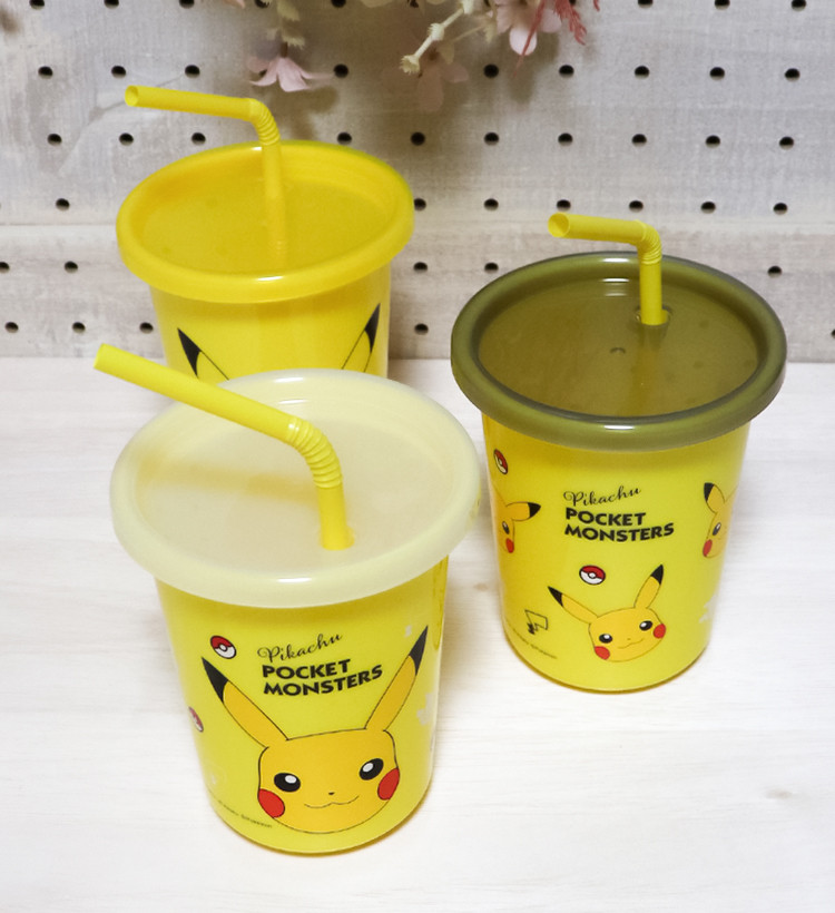 스케이터 포켓몬스터 피카츄 캐릭터 빨대컵 3P세트 320ml SIH3ST - 주방·식기 - 하카타몰