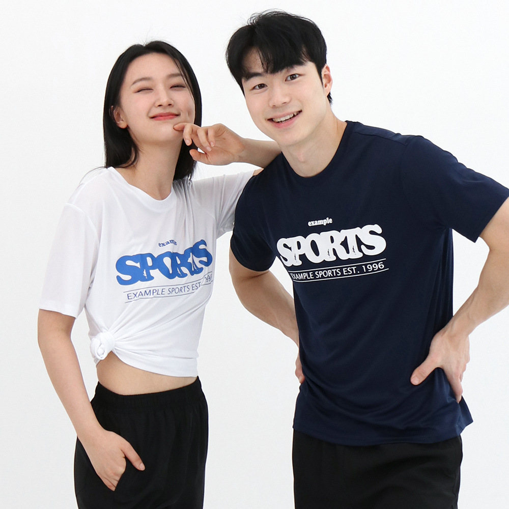 이그잼플 쿨론 반팔티셔츠 7종 아이스 기능성 빅사이즈 - 상세 이미지 2