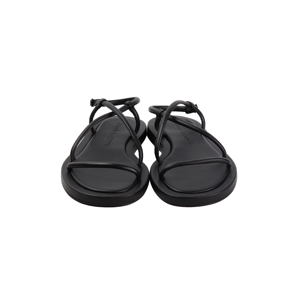 알렉산더맥퀸 여성 스트랩 플랫 샌들 667371 WHW26 1000 - 상세 이미지 3