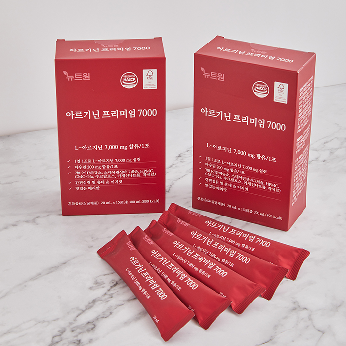 뉴트원 아르기닌 프리미엄 L 7000mg 아르지닌 타우린 아연 15포, 2개 - 상세 이미지 5