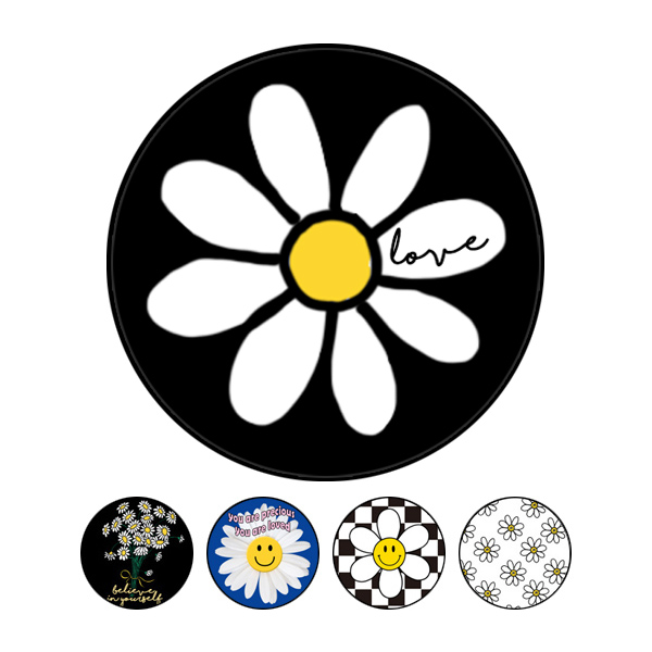 데이지 꽃 플라워 그립 톡스마트 톡 링