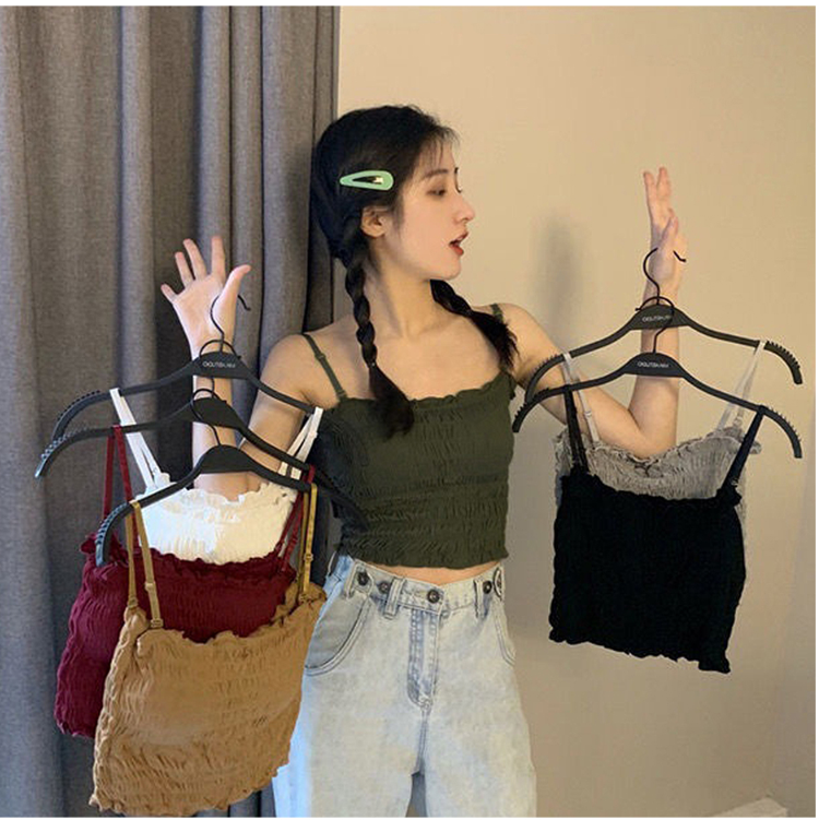 헨더 스모크 브라탑 밴딩 이너 나시탑 셔링 이미지 2