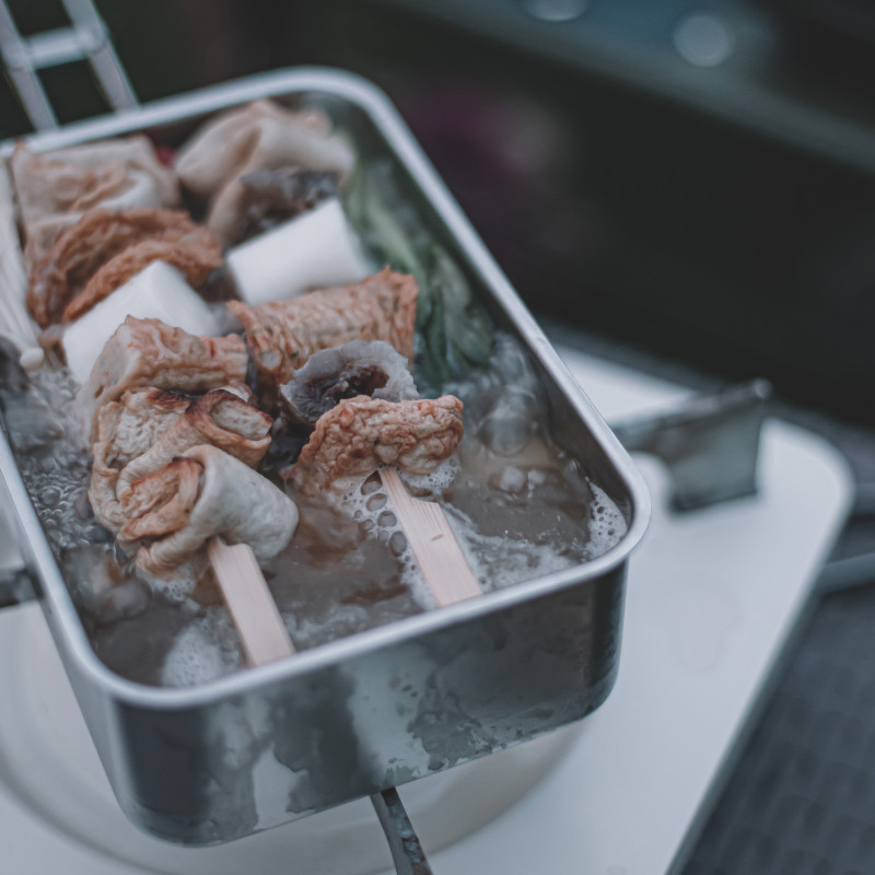 키녹스 스테인레스 사각반합 경량 캠핑 반합 코펠