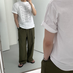 남자박스티 프린팅반팔 오버핏반팔 착용 후기 | 사이즈/핏 총정리 - 상품 이미지 3