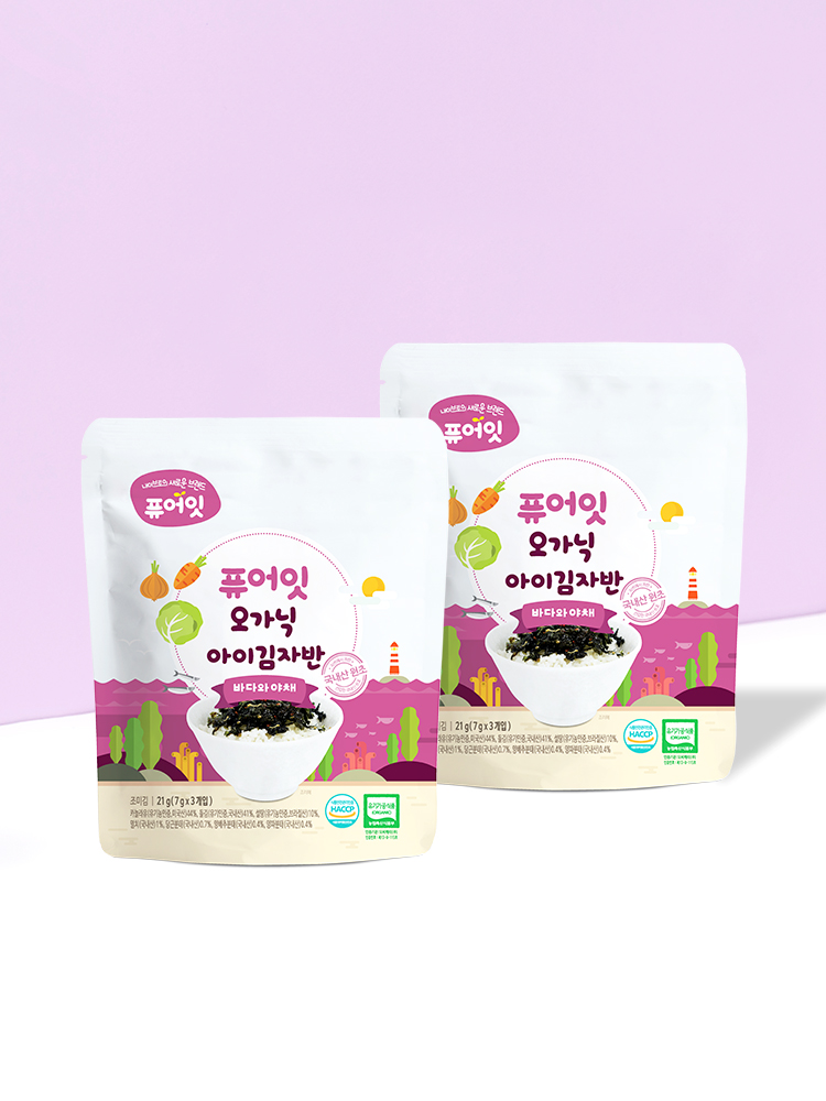 [1+1] 퓨어잇 오가닉 아이김자반 바다와야채