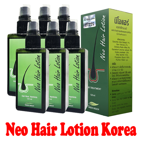 네오헤어로션 코리아 NEO HAIR LOTION 두피케어 헤어케어, , 네오 헤어 로션, 120ml, 6개