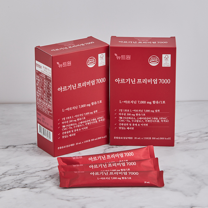 뉴트원 아르기닌 프리미엄 L 7000mg 아르지닌 타우린 아연 15포, 2개 - 상세 이미지 2