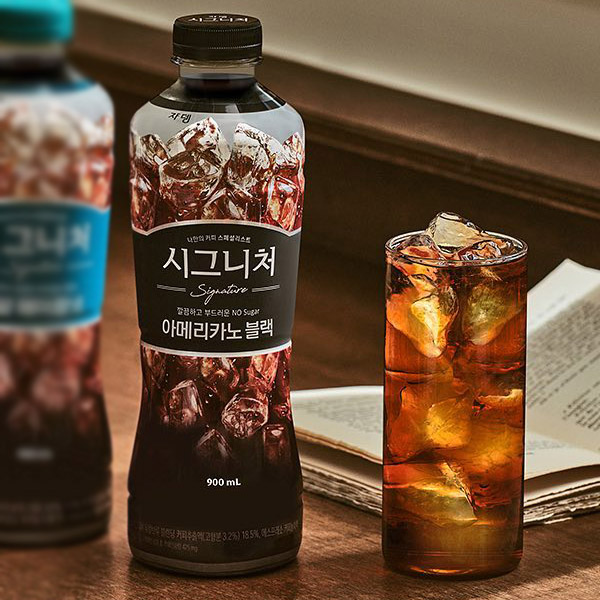 쟈뎅 시그니처 아메리카노 블랙 커피음료 900ml / 펫트음료수 / 대용량커피 - 상품 이미지