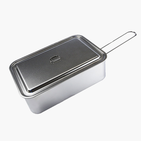 키녹스 스테인레스 사각반합 경량 캠핑 반합 코펠