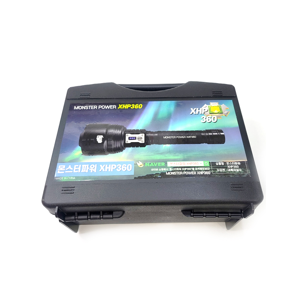 후레쉬 LED 줌 C타입 몬스터파워 XHP360 해루질 랜턴 이미지 8