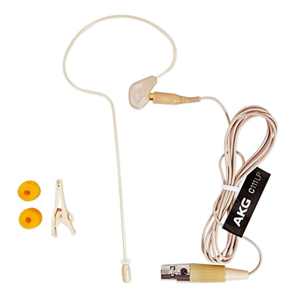 AKG C111 LP 헤드원 이어후크 마이크 이어셋 초경량 : 아트믹스