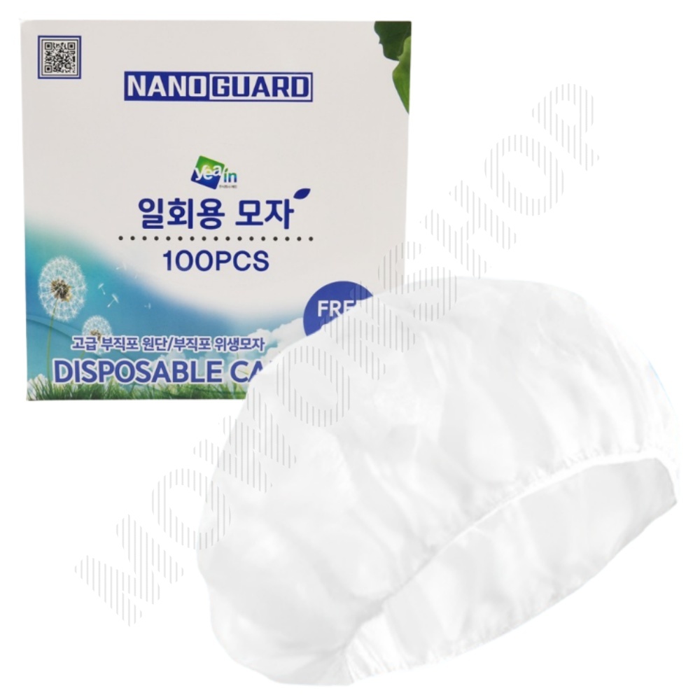 부직포위생모 일회용 위생모 영상사 조리사 모자 B - 상품 이미지