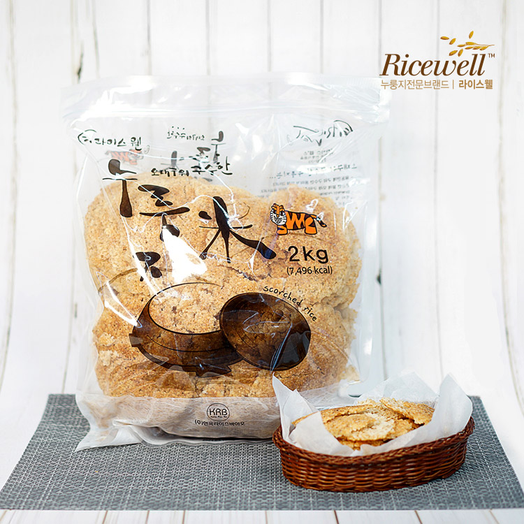 라이스웰 백미누룽지(지퍼백포장) 2kg, 2개입, 1개 - 상세 이미지 2