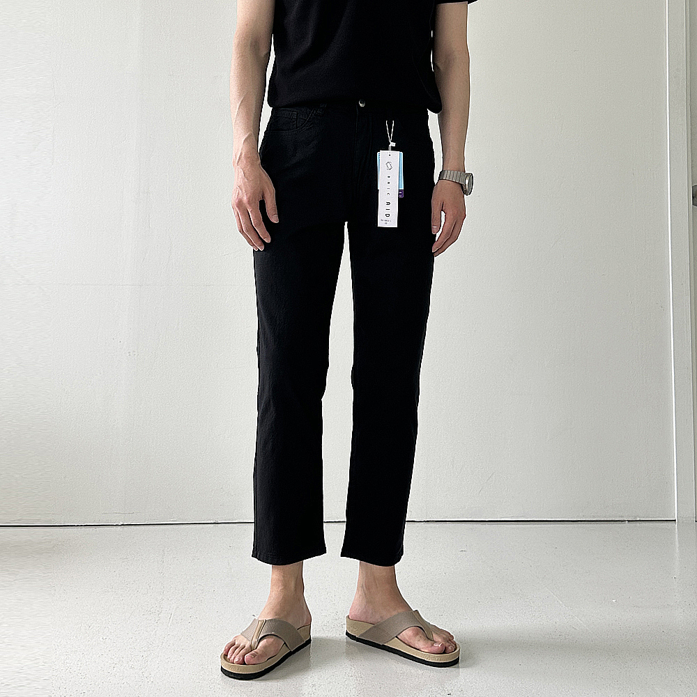 남자여름바지 밴딩 쿨링 린넨팬츠 남자면바지 - 상세 이미지 3