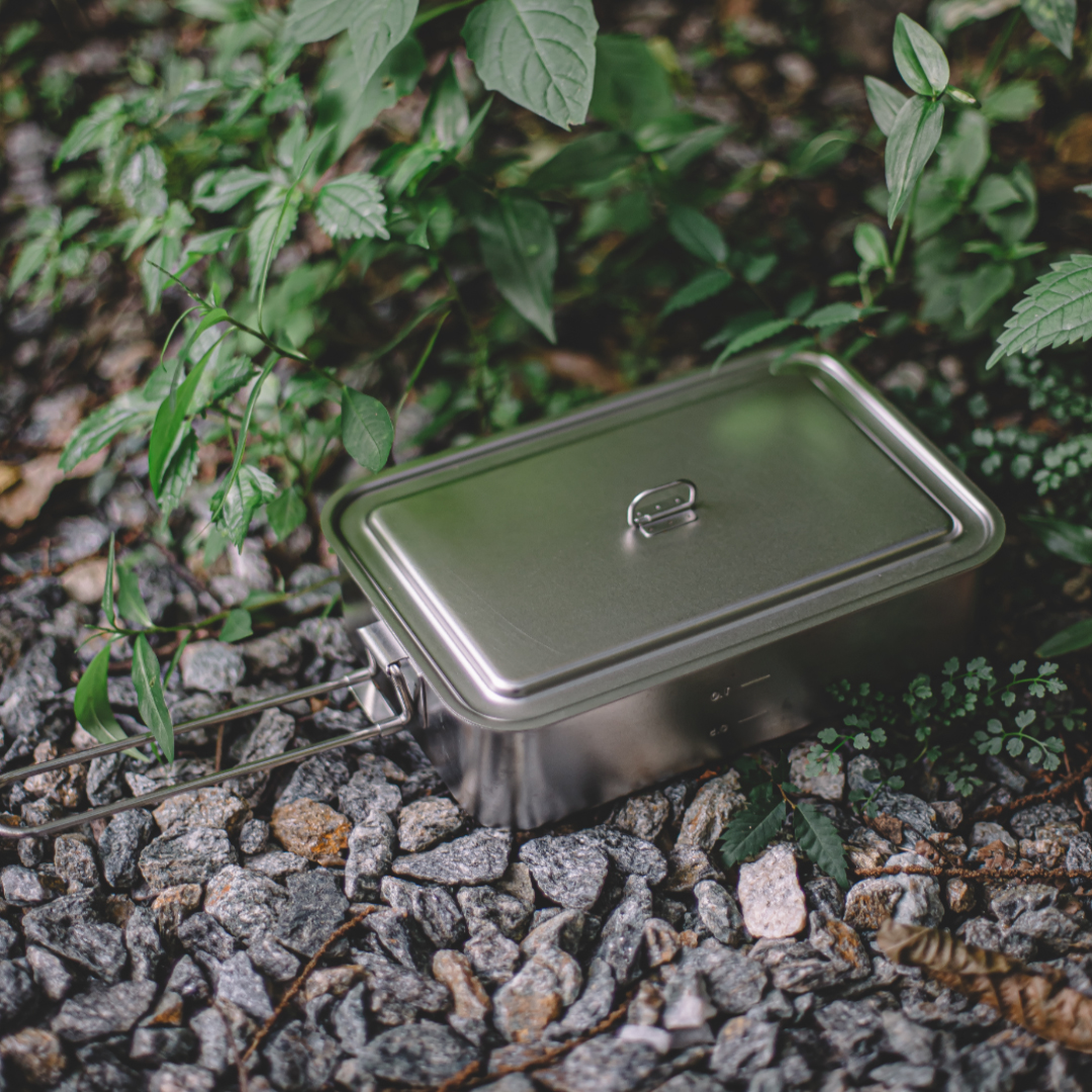 키녹스 스테인레스 사각반합 경량 캠핑 반합 코펠