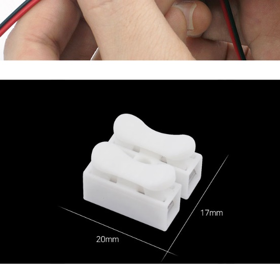 천정 LED 형광등 전선 연결 커넥터 가정용 안정기 케이블 전원