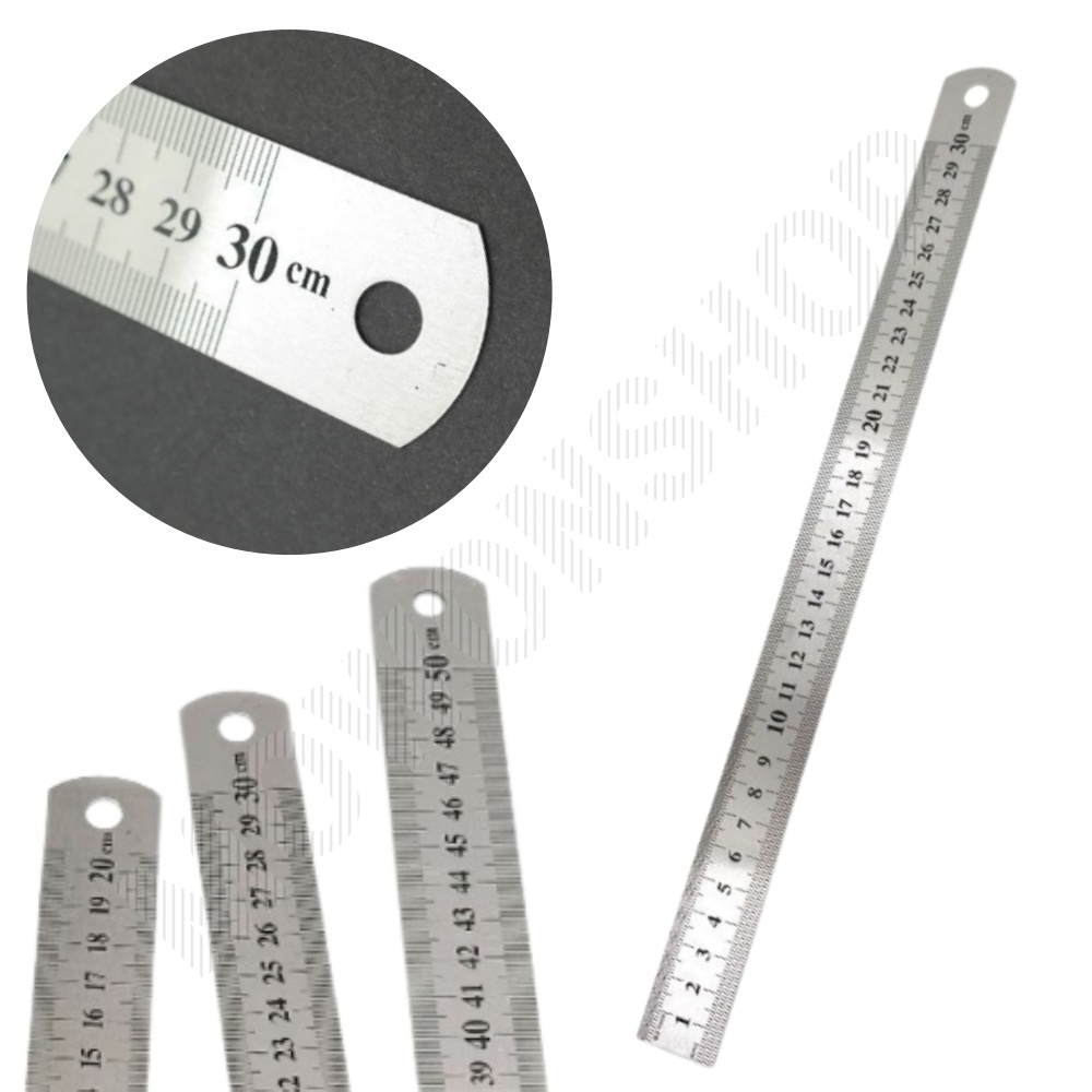 30센치자 30센티자 철제자 인치자 쇠자 철자 스틸자 - 상품 이미지