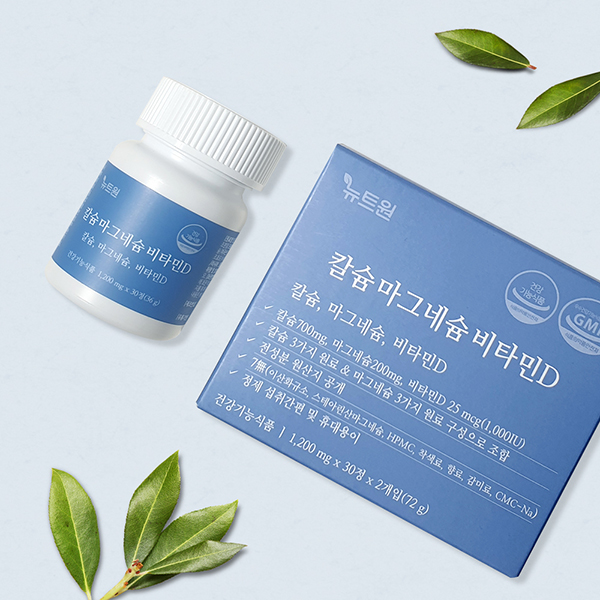 뉴트원 칼슘마그네슘비타민D 칼마디 영양제 글로벌프리미엄원료 60정, 6개 - 상세 이미지 2